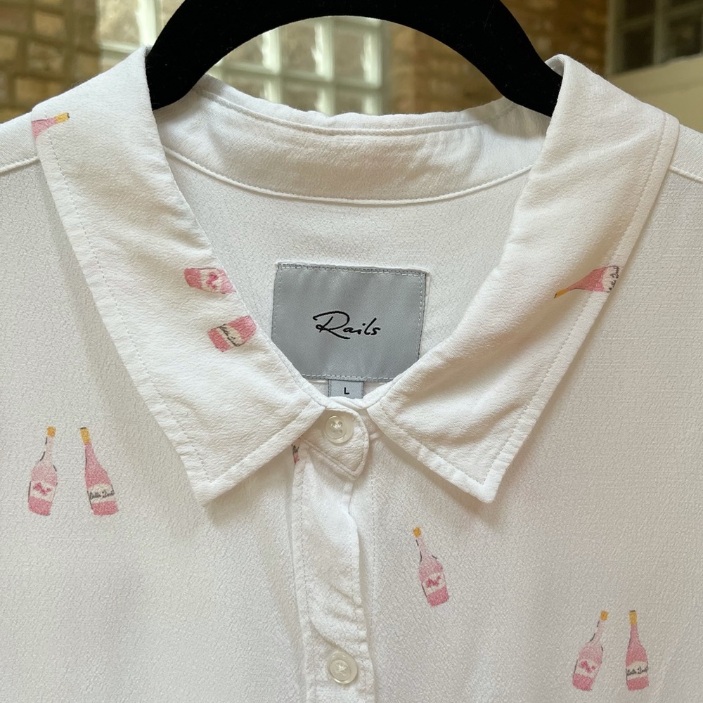 🔸Host Pick🔸Anthropologie | Rosé All Day silk top - Picture 5 of 11